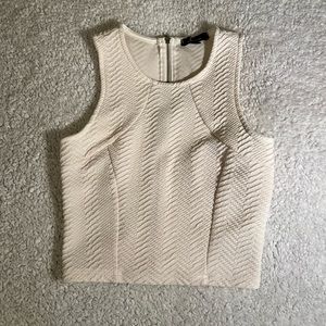 Soprano - White Textured Cropped Tank